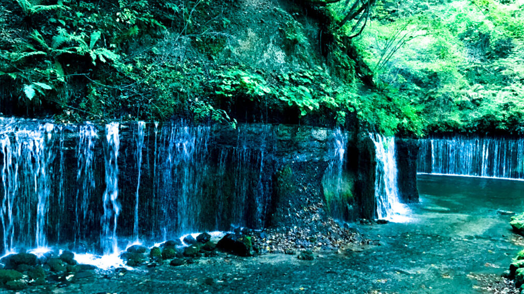【軽井沢】白糸の滝 北佐久郡軽井沢町長倉(小瀬)